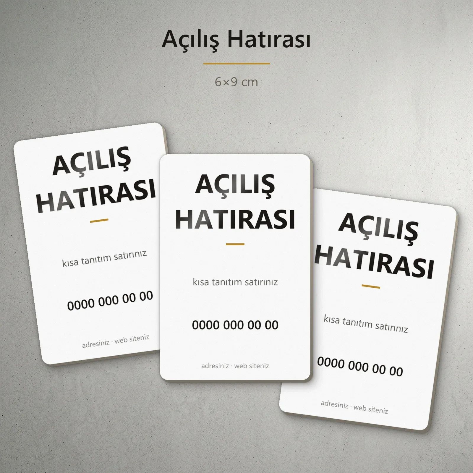 Açılış Hatırası