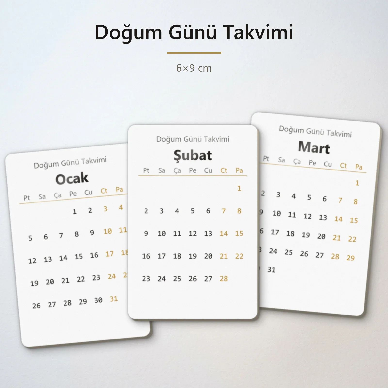 Doğum Günü Takvimi