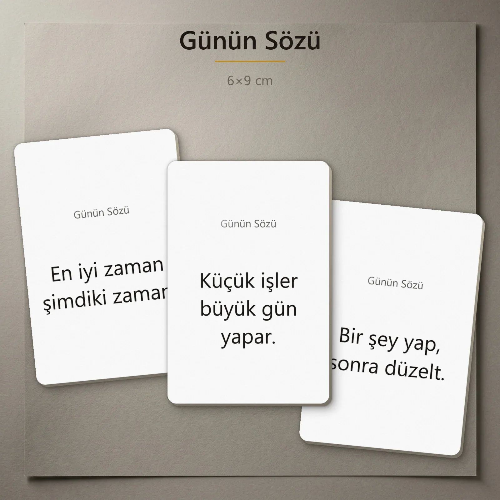 Günün Sözü