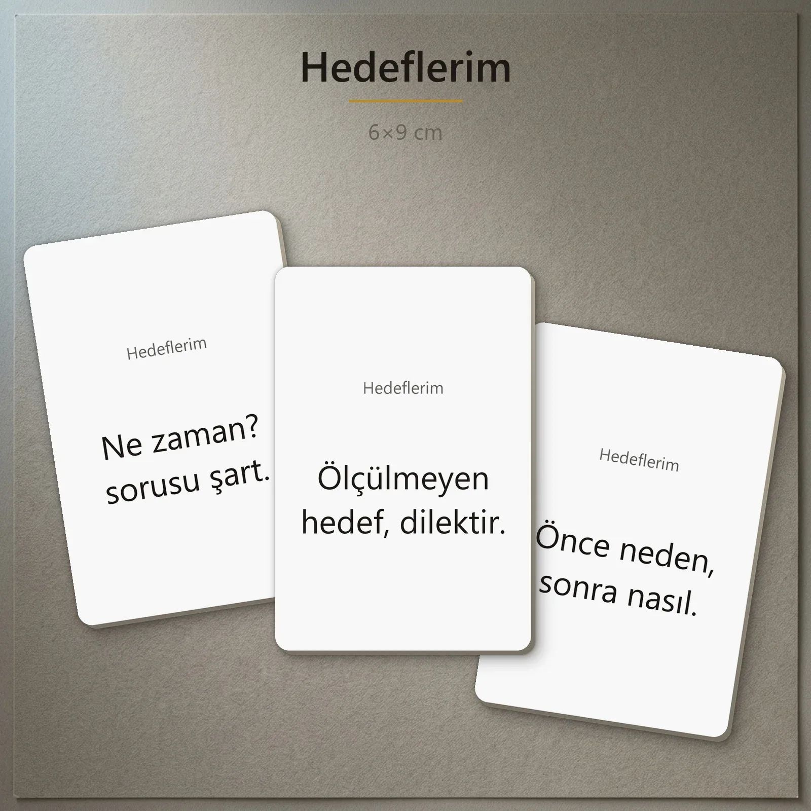 Hedeflerim