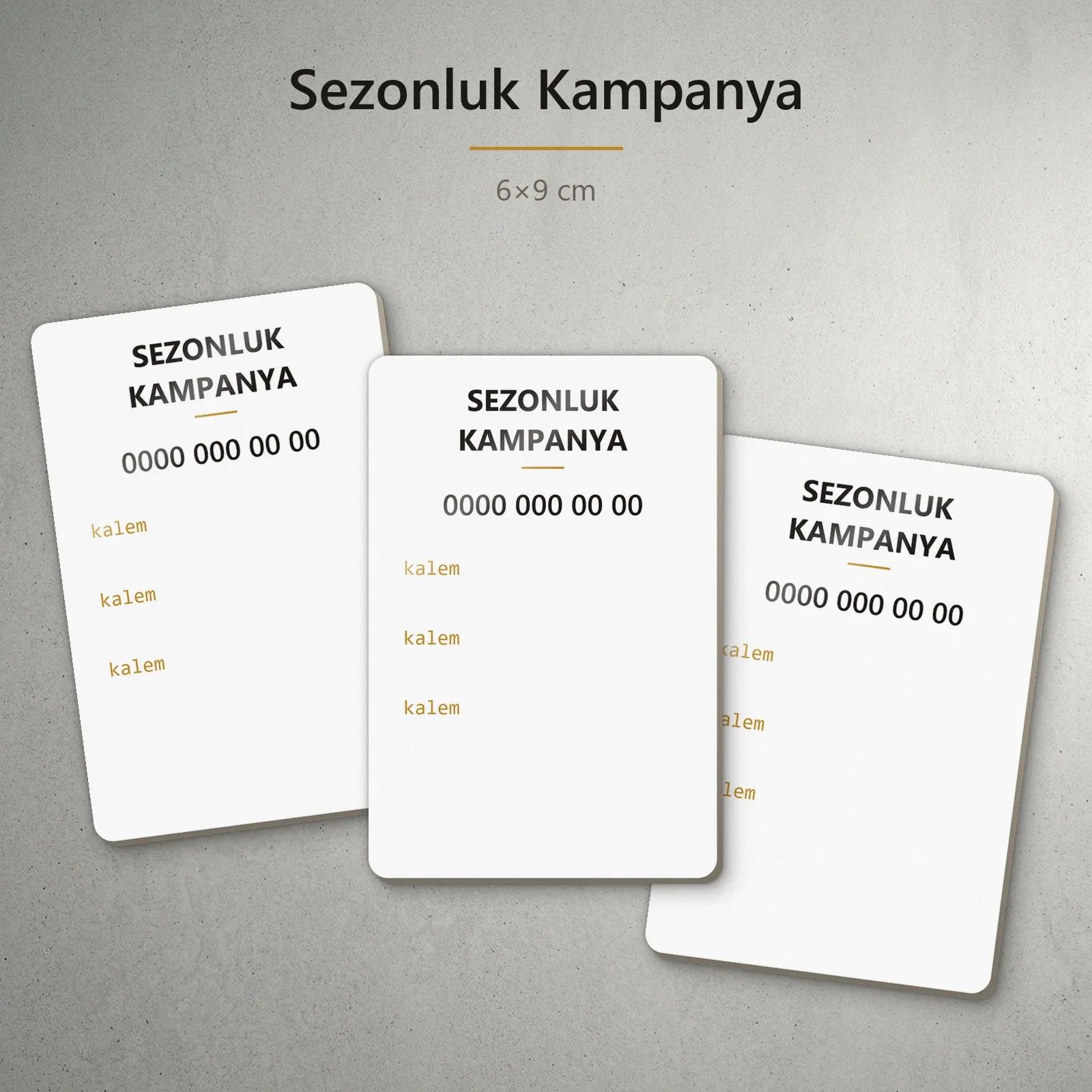 Sezonluk Kampanya