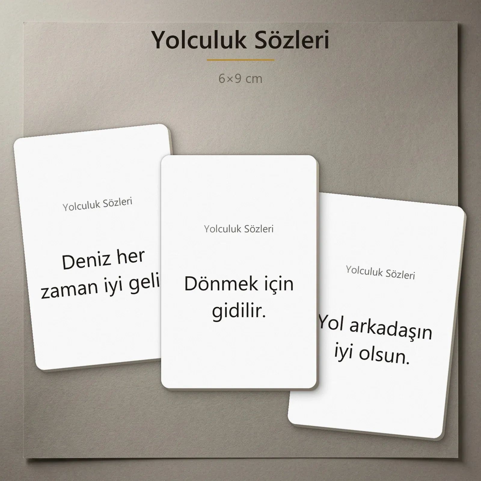 Yolculuk Sözleri